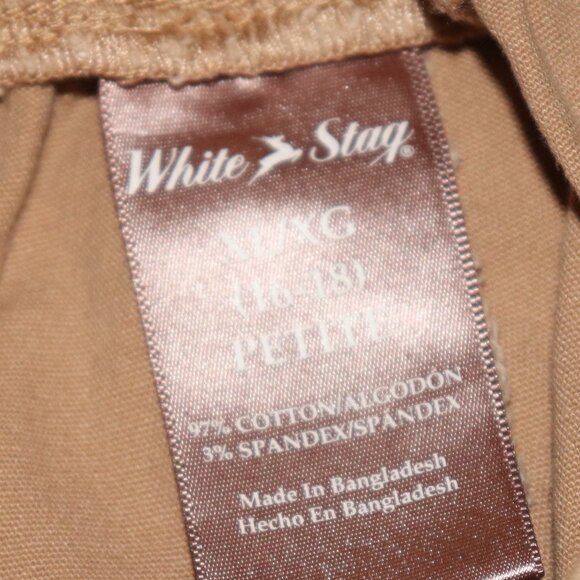 👖 White Stag Khaki Jeggings – Size XL Petite Tan | Stretch Fit | Everyday Comfy - Picture 3 of 4